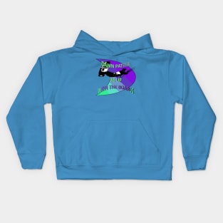 Freestyle Kitesurfer Be Up With The Boards Fun Pun Kids Hoodie